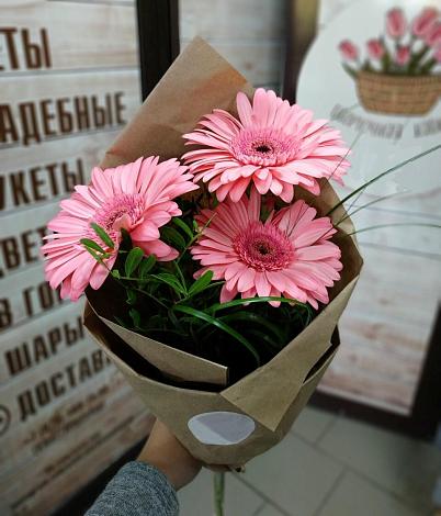 Букет цветов из: Герберы в Графском